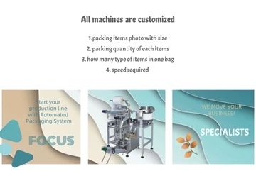 The Disassembly And Needle Removal Bag Counting Automatic Packaging Machine